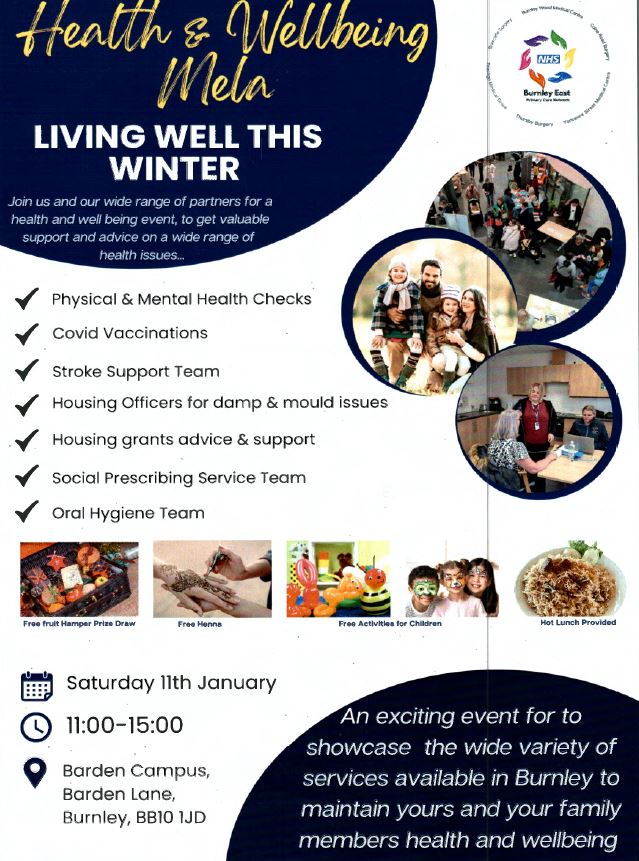 Health & Wellbeing Mela - Living Well This Winter